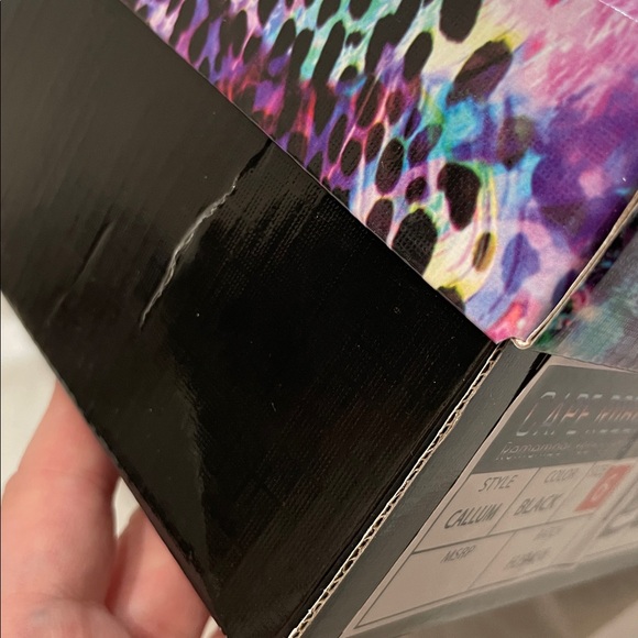 •CAPE ROBBIN• “Callum” Round Toe Clear Platform High Heels - Black // NIB - Picture 10 of 15